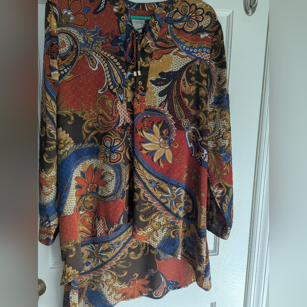 Colorful Paisley Blouse